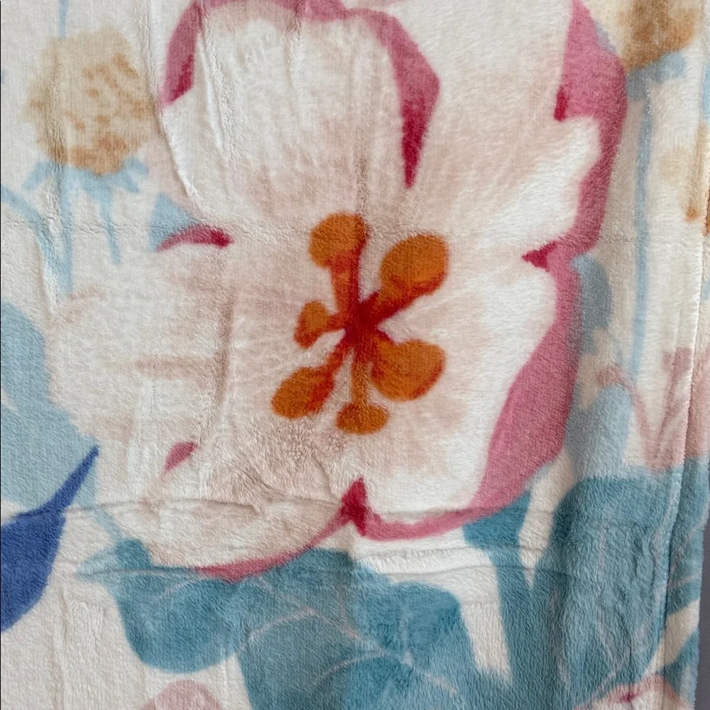 Floral Fairy Butterfly Garden Blanket Pastel Colors Super Soft from Cozy Bliss
